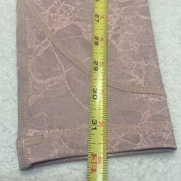 ZYIA ACTIVE Size 4 Pink Crackle Look Leggings - Picture 7 of 11